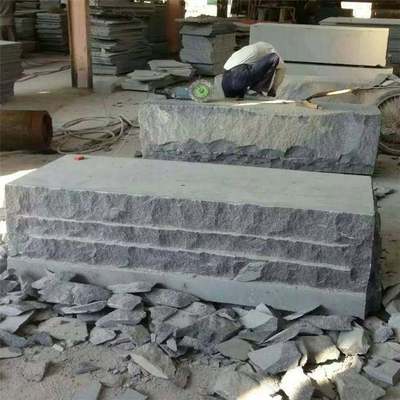 花岗岩青石厂家专业加工 火烧面、荔枝面、冰裂纹碎拼与干挂地铺应用